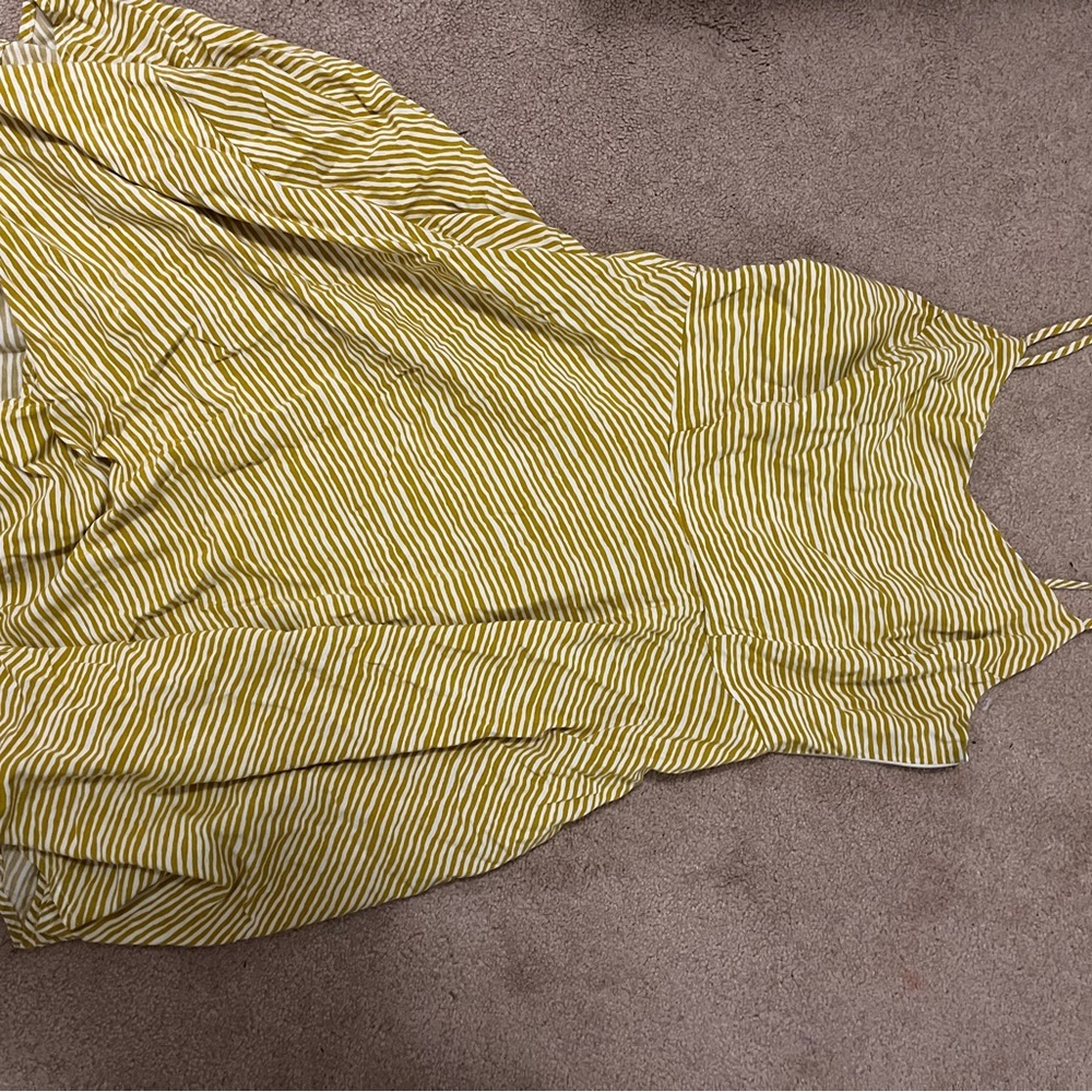 Yellow Striped Dress